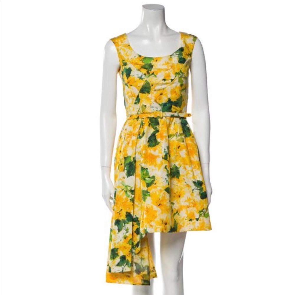 Oscar de la Renta Floral Dress